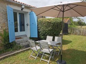 Appartements L'enclos bleu, vendee sud, marais poitevin : Appartement 1 Chambre