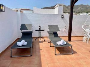 Ático con vistas al mar y en Nerja