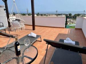 Ático con vistas al mar y en Nerja