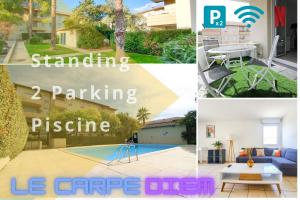 Appartements *Le Carpe Diem, Appartement 2 chambres, piscine, 2 Parking, Clim* : photos des chambres