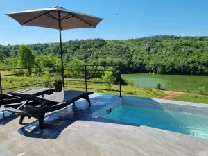 Glamping A frame lake Heated pool - Šiljakovac Glamping A frame lake Heated pool - Šiljakovac