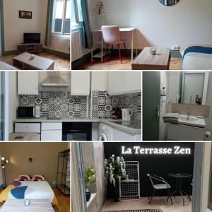 La Terrasse Zen DACHER - Superbe appartement 30 m2 tout équipé avec terrasse cœur Vichy proche gare Thermes Cures