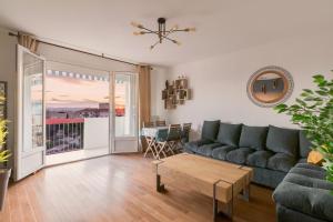 Appartements T4 82m2 - Ideal location moyenne duree, 3 chambres, parking, coucher de soleil : photos des chambres