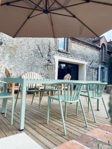 Maisons de vacances Maison campagne piscine 1hParis 25m Fontainebleau : photos des chambres