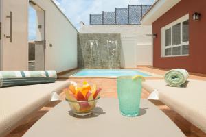 Chalé con piscina junto a la playa