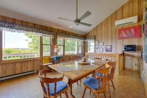 Deck with Water View Coastal Escape Near P-Town!