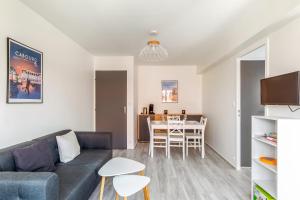 Maisons de vacances Flat close to the beach of Villers-sur-Mer : photos des chambres