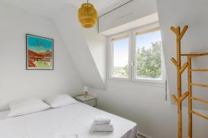Maisons de vacances Flat close to the beach of Villers-sur-Mer : photos des chambres