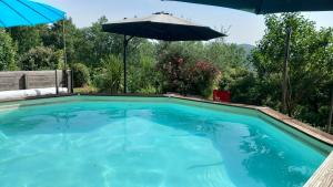 La Libellule, piscine, climatisation, wifi, vue ,jardin ,parking
