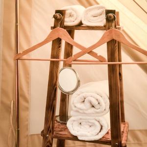 Tinker the Bell Tent at Pentref Luxury Camping
