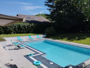 Villas Villa tout confort proche lac, piscine et jacuzzi : photos des chambres