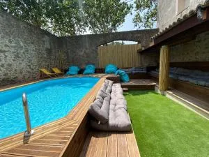 T2 bord du canal du midi piscine - 翁普