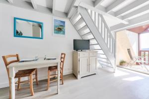 À 100m de la plage, Carnac, duplex vue mer pour 3