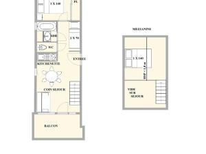 Appartements Appartement Crest-Voland, 2 pieces, 6 personnes - FR-1-595-80 : photos des chambres