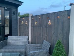 Dolafon farm luxury glamping cabin with hot tub