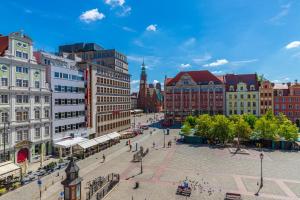 Prywatne studio dla 4 osób z widokiem na Rynek i Plac Solny!