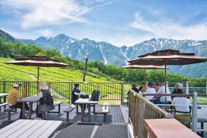 白馬 Pension Risuno Koya 2つ星 宿泊施設 ロビー