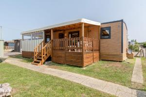 Maisons de vacances Mobil-home de 40 m2 tout equipe : photos des chambres