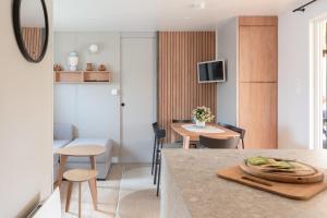 Maisons de vacances Mobil-home de 40 m2 tout equipe : photos des chambres