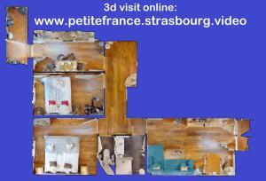 Appartements Petite France with 1 free parking : Appartement 2 Chambres