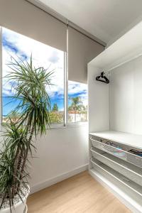 Estudio con vistas ciudad