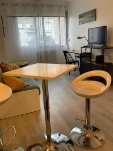 Appartements Studio-Champagne Lanson-Proche Hopitaux-Universites-Parc Leo Lagrange : photos des chambres