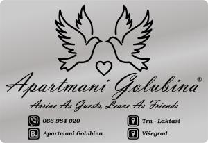 Apartmani Golubina - Trn, Laktasi, BANJA LUKA