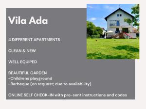 VILA ADA - 4 Cosy Apartments