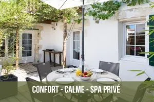 Belle location Spa et grande terrasse privés - Loix