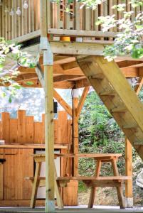 Campings TENTE ECUREUIL 2 PERSONNES (CAMPING LOU CANTOU CEVENOL) : photos des chambres