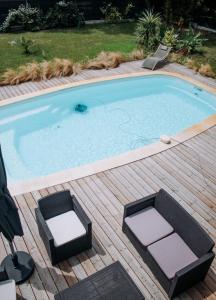 Villas Les cabanes de l'ocean, Villa confort proche plage sauvage : photos des chambres