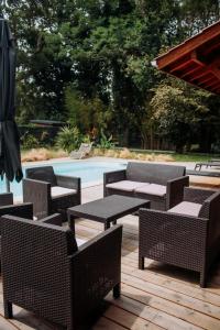 Villas Les cabanes de l'ocean, Villa confort proche plage sauvage : photos des chambres