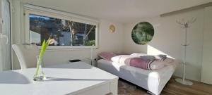 All-in-One Apartment mit eigener Sonnenterrasse im Garten