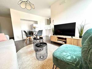 Appartements T1bis avec terrasse et parking prives LE MIAMI : photos des chambres