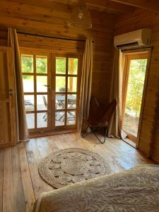 Maisons de vacances Chalet Fougax 3 chambres wifi terrain 1500 m2 clos : photos des chambres