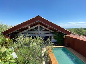 Villas Grande Maison d'architecte avec toit terrasse, Piscine sans vis a vis et Sauna : photos des chambres