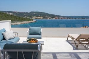 Beachfront Villa Larisa with Whirlpool, Media room