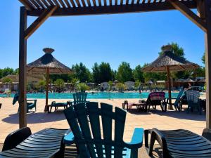 Campings Mobil Home 2CH Bien Equipe Valras-Plage : photos des chambres