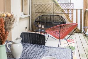 Appartements T2 avec terrasse : photos des chambres