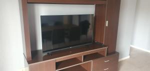 Departamento completo, cochera, parrilla. Zona Parque Central