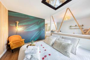 Appartements Suite love Jacuzzi : photos des chambres