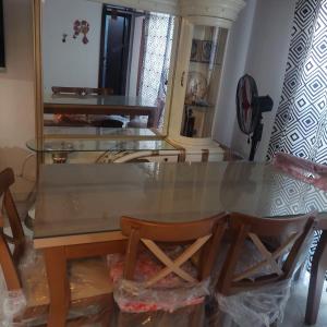 Porto Said بورتوسعيد شاليه ثلاث حجرات وثلاثة حمام وصاله مكيف بالكامل وبلكونه وانترنت عدد 7 أسره