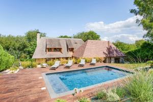 Villas Villa Dove - Magnifique Maison Normande avec Piscine - Deauville : photos des chambres