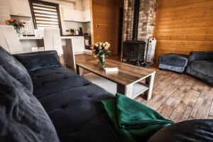 Osada Skoczkowo domki z kominkami jacuzzi balią i sauną nad jeziorem