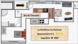 Appartements Les Meubles de la Residence du Ruisseau : photos des chambres