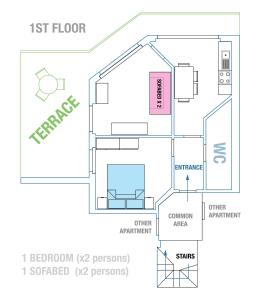 Apartment room in Villa Anita