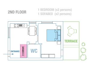 Apartment room in Villa Anita