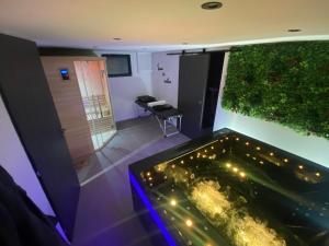 Maisons de vacances Studio equipe Sauna Jacuzzi 27m2 : photos des chambres