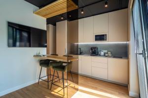 Green Studio apartment in Vanagupė