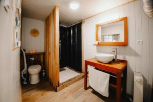 Chalets La Cabane du Littoral, SPA et nature chez Ivona Vacances : photos des chambres